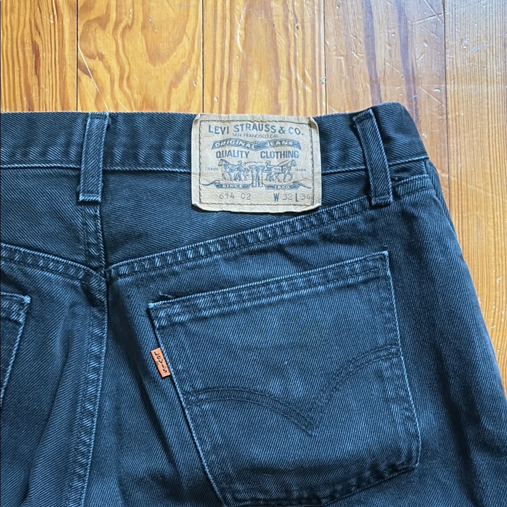 Levi's Men's Black Straight Leg Jean - Picture 6 of 8